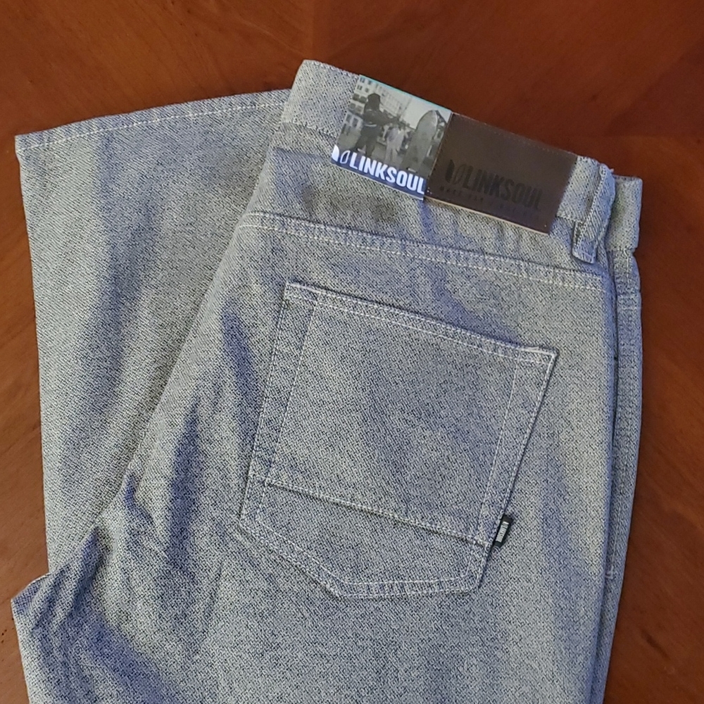 Linksoul Style LS6120-L Golf Pants Size 35L. Grey
